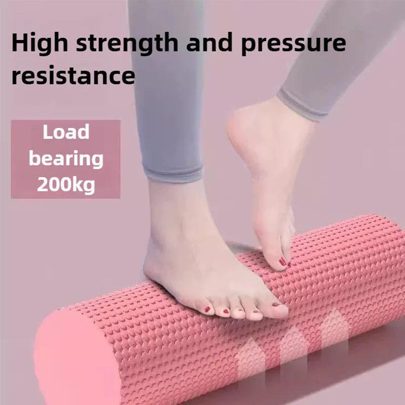 Yoga Round EVA Foam Cylinder Hex Roller, Suitable For Pilates Exercise To Enhance Home Workout, Diameter 10 CM, Length 30 CM