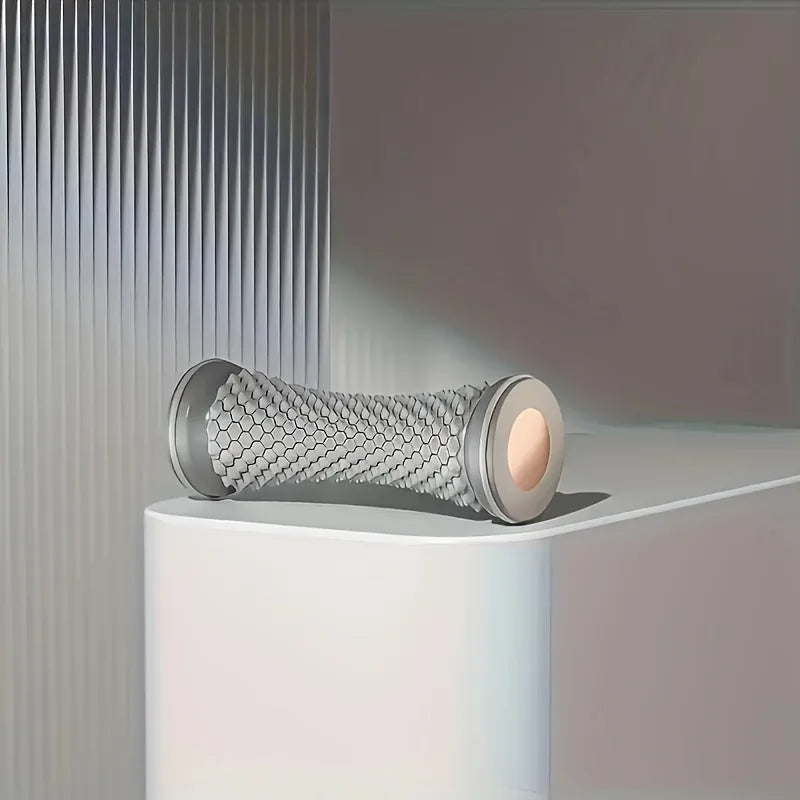 1PC Easy-Roll Plantar Fascia Relief Wheel - PVC Foot Massager for Muscle Relaxation, Yoga & Arch Support,Ideal for Home Workouts